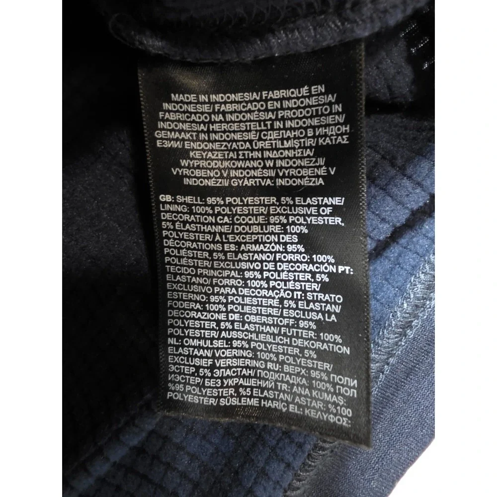 The North Face Jacket Mens XL Navy Waffle Lined Charles River Nevada Embroidered